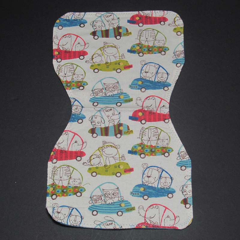 Animal Racers Burp Cloth