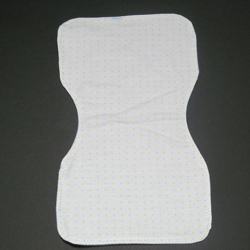 Blue and Yellow Dots Burp Cloth