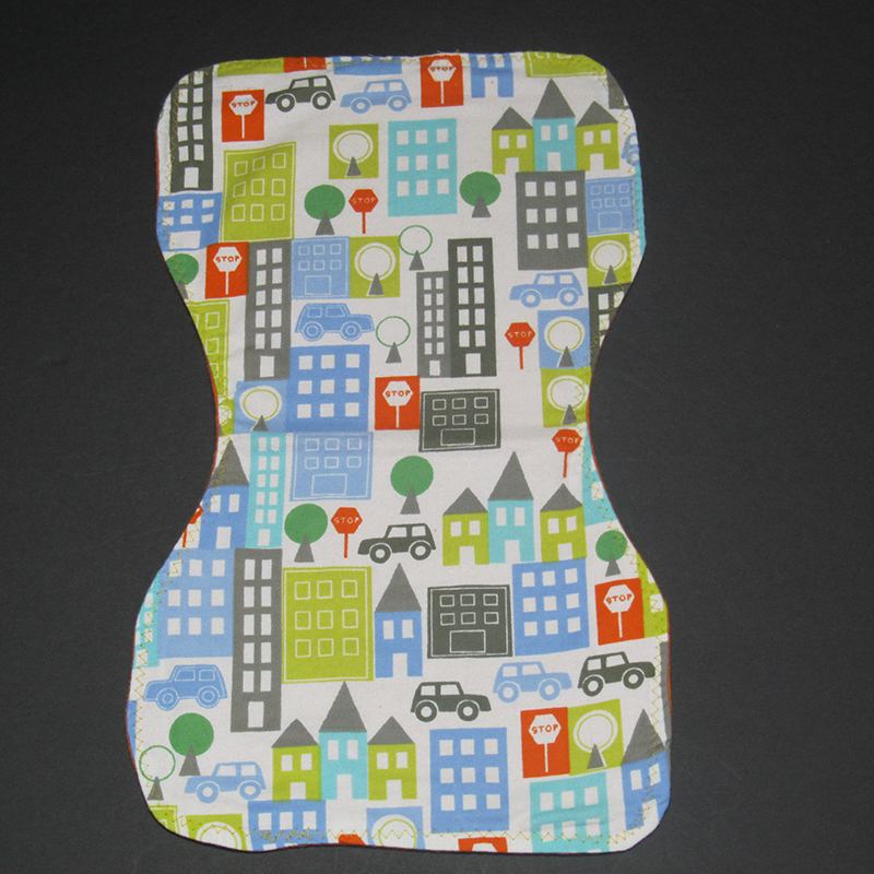 City Traffic Burp Cloth