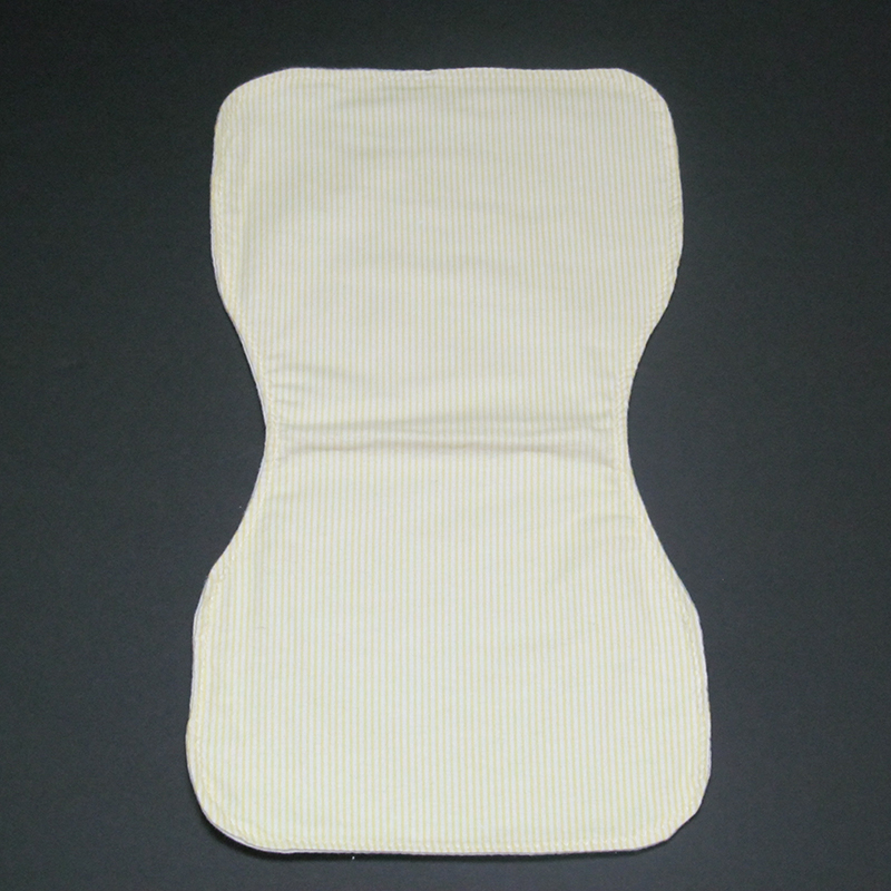 Yellow Stripes Burp Cloth