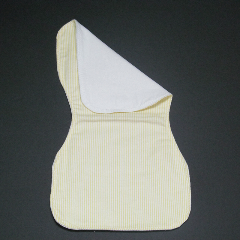 Yellow Stripes Burp Cloth