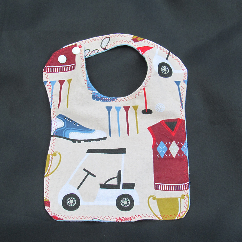 Baby Golf Flannel Bib