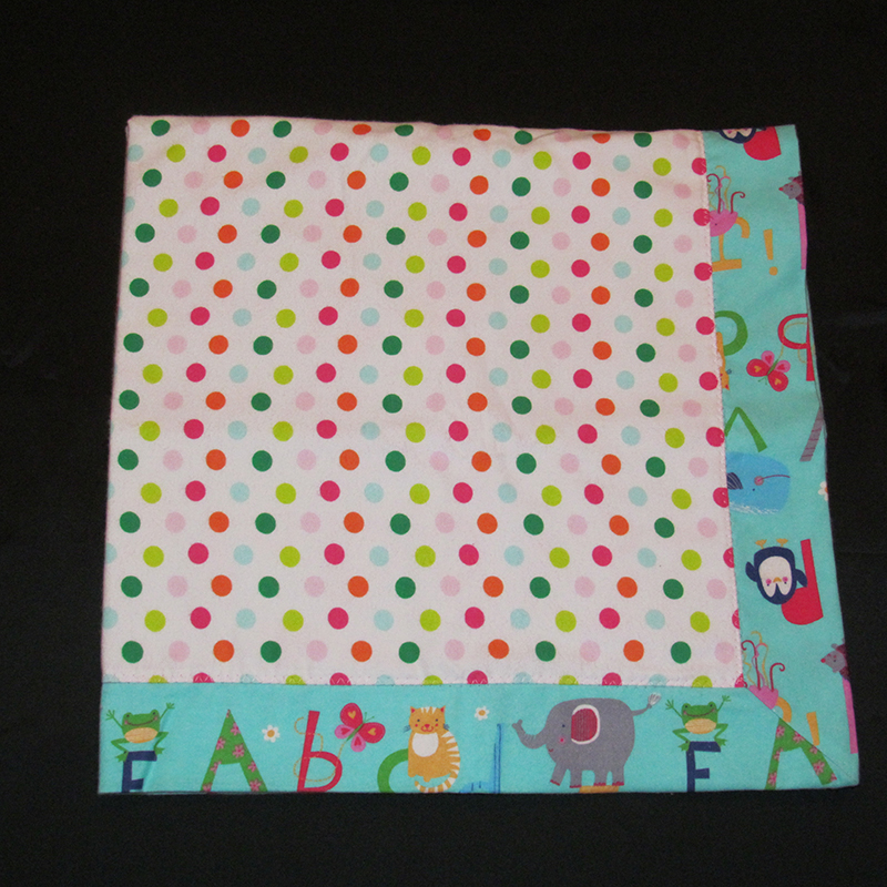 Reverse Animal Alphabet Blanket
