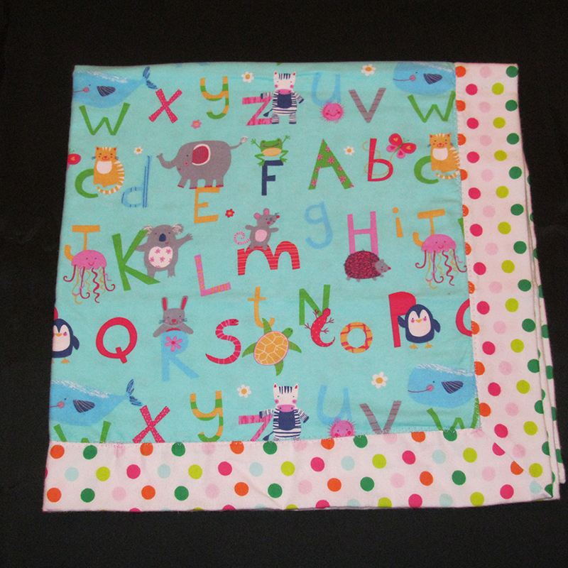 Animal Alphabet Blanket