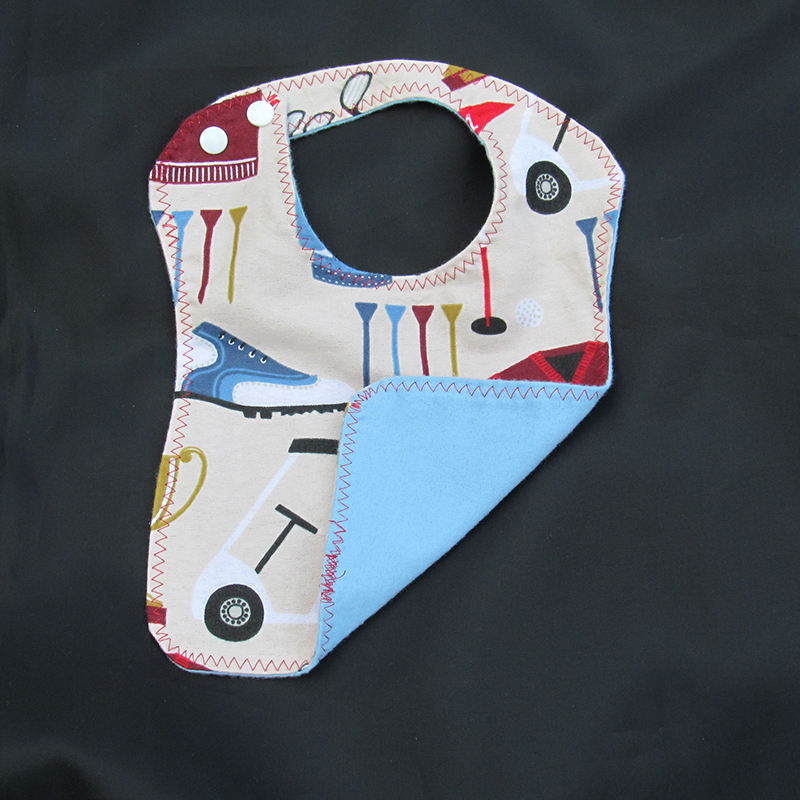 Baby Golf Flannel Bib