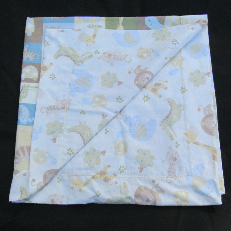 Zoo Patch Blanket with Zoo Toss Border