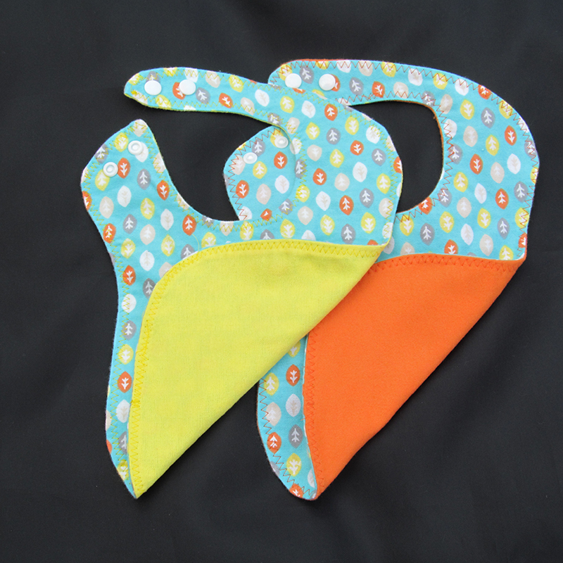 Falling Leaves Contoured Bib